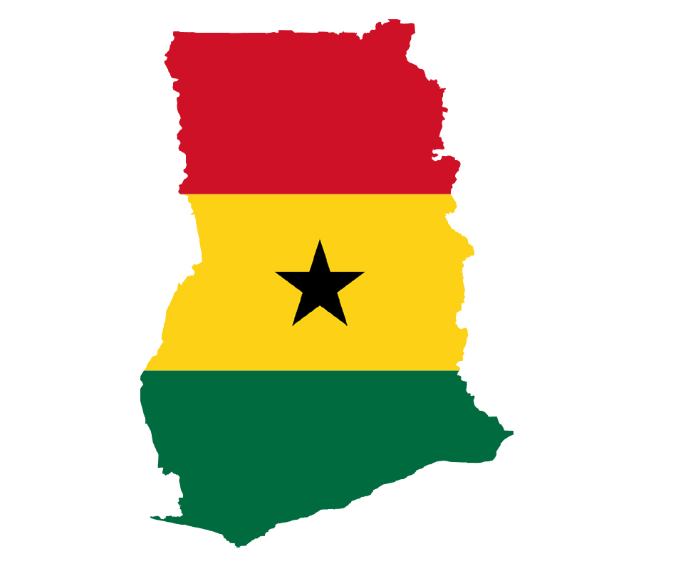 map of Ghana